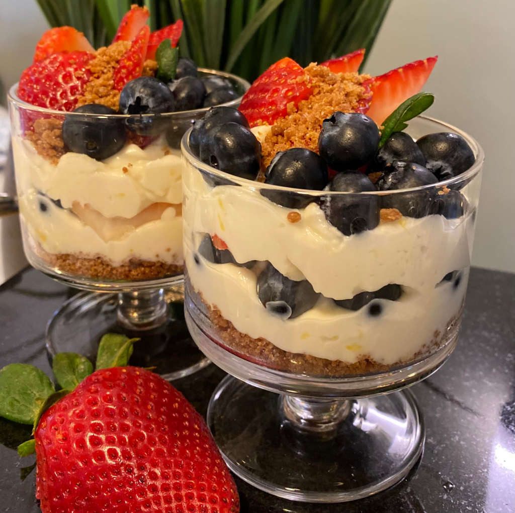 Springtime Cheesecake Parfait Recipe 1906 Lodge Hotel Coronado Island